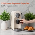 thumbnail image 4 of Unique Bargains 2.5oz Ceramic Espresso Cups with Wooden Handle Porcelain Espresso Shot Cups Set of 2 Demitasse Cups for Coffee or Tea Black, 4 of 7