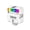 White, variant on Ulanzi VL49 Full Color RGB LED Video Light, Magnetic Mini Fill Light, 2500K-9000K, 800 LUX, 3 Cold Shoe Mounts, 2000mAh USB-C Rechargeable Camera Light