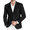 Black, variant on COOFANDY Mens Casual Blazer Regular Fit Sport Coat Jackets Business Two Buttons Suit Jacket