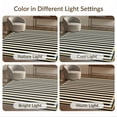 thumbnail image 7 of ODIKA Striped Vintage Symmetrical Pinstripe Wide Bands Doormat Farmhouse for Small Living Room, Playroom, Bedroom, Easy Care Kids Safe, 7 of 7