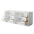 thumbnail image 2 of Wyndham Collection Wcf414184d-Cxsxx-Mxx Strada 83" Double Free Standing Vanity Cabinet, 2 of 7