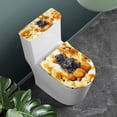 thumbnail image 2 of HELLHERO Halloween Toilet Seat Cover Set Stretch & Stays in Place Bathroom Toilet Cozy Set Easy to Install 2 Pcs Set, 2 of 4