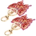 thumbnail image 5 of LLavero de mariposa con estilo, colgante creativo y bonito, accesorios para equipaje artesanal, 2 uds., 5 of 5