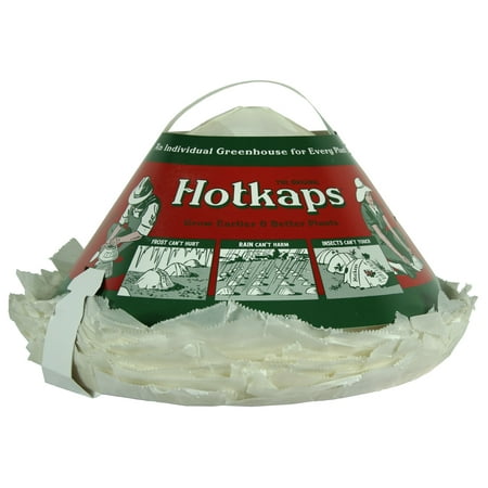 Hotkaps F-15K 9-Inch by 11-Inch King Individual Plant Greenhouse, 20-Count