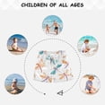 thumbnail image 6 of Kids' Beach Pants Comfortable Swim Trunks Cartoon Dragonflies Pattern Shorts for Pool Vacation and Lounge Wear 5T, 6 of 8