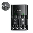 thumbnail image 6 of EBL Rechargeable AA Batteries (4 Pack), Double a Batteries with Battery Charger, 6 of 6
