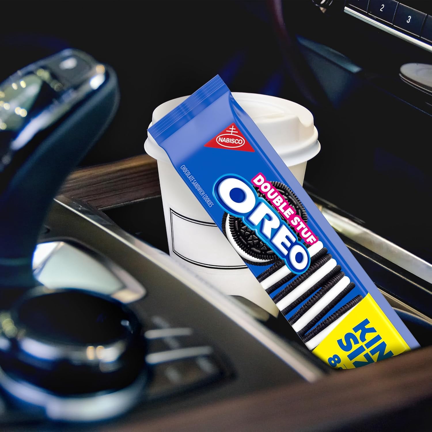 OREO Double Stuf Chocolate Sandwich Cookies, 14.03 oz (Pack of 8)