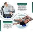 thumbnail image 5 of RDX Balance Cushion Extra Thick PVC Wobble Disc Air Stability Wiggle Seat for ADHD Fitness Yoga Exercise Physio Rehab Workout Inflatable Posture Trainer Rehabilitation Pain Relief, Hand Pump Included, 5 of 7