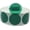 Green, variant on Red Transparent Colored Labels | 1" inch Round - 500 Pack | InStockLabels.com