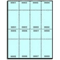 400 Label Outfitters® Blue Numbered Printable Raffle Tickets for Inkjet ...