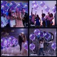 thumbnail image 5 of 10 globos de colores, globo LED Bobo, globo de burbuja transparente, cadena de luces brillantes con palos, suministros para fiestas de Halloween y Navidad, 5 of 5