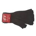 thumbnail image 4 of Gravity Threads Unisex Warm Half Finger Stretchy Knit Fingerless Gloves, Black, 4 of 5