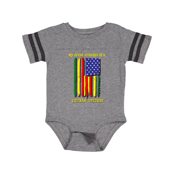 Inktastic My Great Grandpa is a Vietnam Veteran Boys or Girls Baby Bodysuit