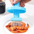 thumbnail image 5 of LINLIN Oil Bottle and Brush Set, Heat-Resistant Brush with Container for Barbecue BBQ Meat Cakes Pastries Blue, 5 of 7