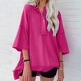 thumbnail image 2 of Womens Oversized T Shirts Loose Fit Crewneck Short Sleeve Tops Summer Casual Blouse Y2K 2024 Basic Tee, 2 of 4