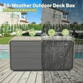 thumbnail image 5 of Resin Deck Box 160 Gallons, Large Heavy-Duty Outdoor Storage Box, Lockable & Waterproof Patio Outside Storage Box for Patio Furniture, Tools, Pool Supplies, 5 of 8
