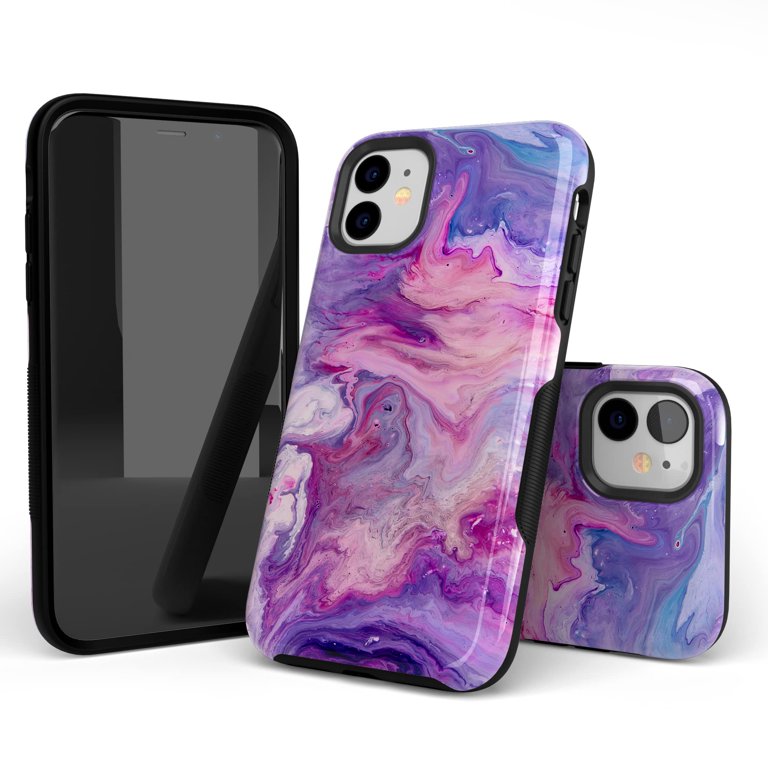 Apple Iphone Purple Marble Iphone 11 Case Casely IPhone 11 Phone