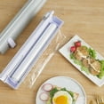 thumbnail image 2 of Food Wrap Dispenser Magnetic Punch-Free Fixing Foil Cling Film Plastic Cutter Sharp Slide Blade Kitchen Tools, 2 of 5