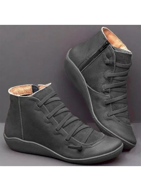 side zip winter boots