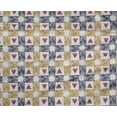 thumbnail image 4 of oneOone Polyester Lycra Fabric Check & Triangle Ikat Print Fabric By Yard 56 Inch Wide, 4 of 4