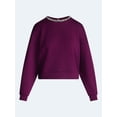 thumbnail image 5 of Scoop Women's and Women's Plus Scubaknit Embellished Sweatshirt, Sizes XS-4X, 5 of 6