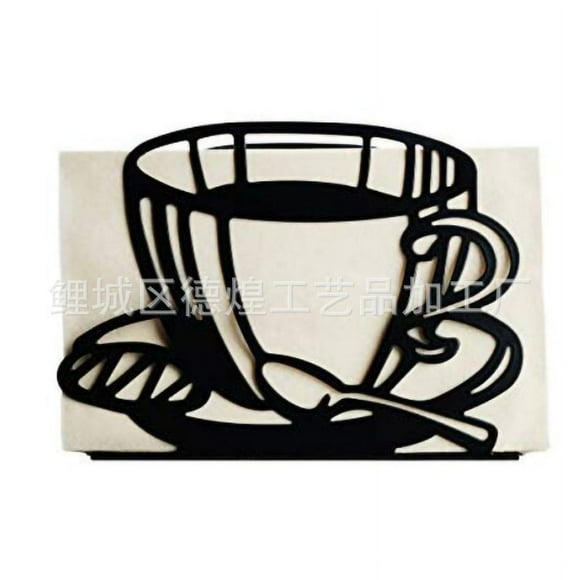 NUOLUX Hollow Metal Napkin Holder Napkin Stand Napkin Storage Rack Bar Restaurant Supply