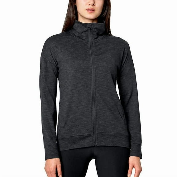 Mondetta Ladies' Space Dye Jacket, Black XL