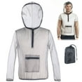 thumbnail image 1 of Veste Anti-Insectes Ultralégère en Maille pour Extérieur - Chemise Protectrice en Maille Transparente pour Camping Randonnée Pêche Jardinage TTG, 1 of 7