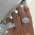 thumbnail image 4 of Real 925 Sterling Silver Nugget Ring Heavy Solid Hip Hop Ring For Men Size 7, 4 of 8