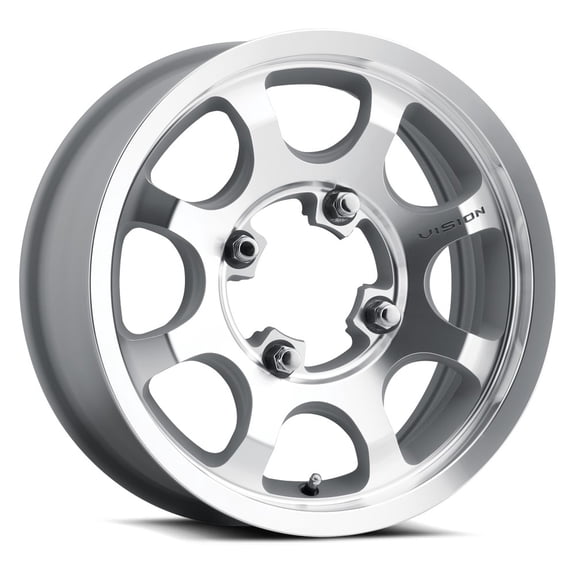 15x7 Vision ATV/UTV 351 Flow Machined Wheel 4x156 (13mm)