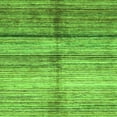 thumbnail image 1 of Ahgly Company Indoor Square Oriental Green Modern Area Rugs, 3' Square, 1 of 4