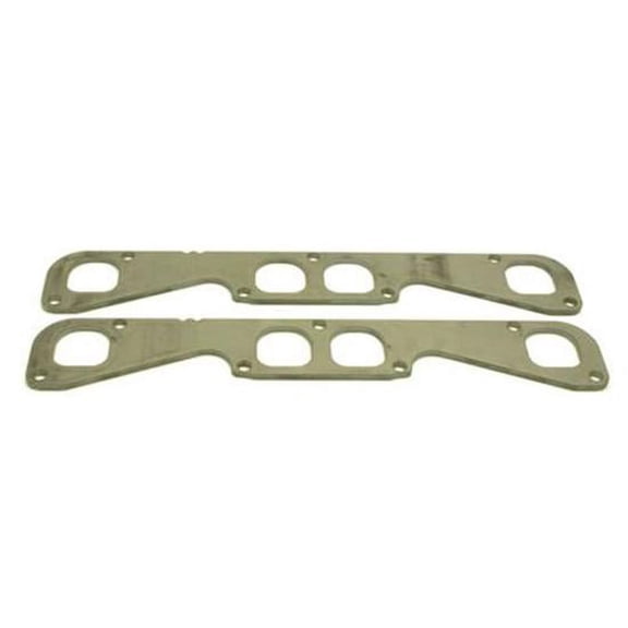 Header Flange Plates, Small Block Chevy Brodix Spread Port, 1-3/4 Inch