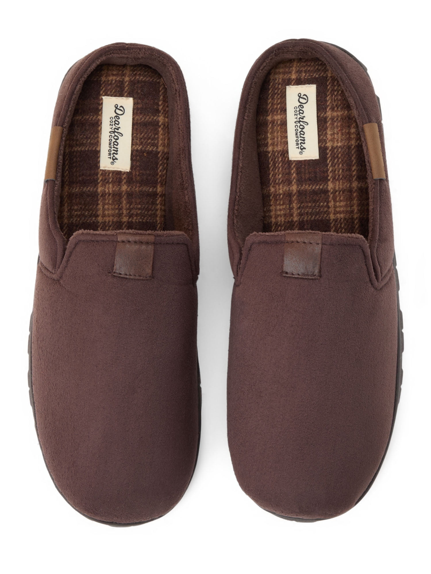 Dearfoams Cozy Comfort Men's Shaped Tab Clog Slippers