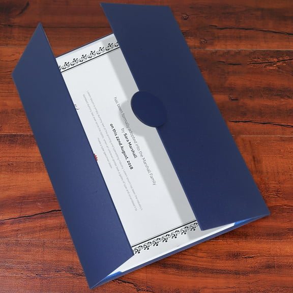 FOMIYES Decorative Folding Certificate Holder with Envelope, 1 Set Document Organizer for Important Papers
