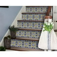 thumbnail image 2 of HomeRoots 400094 8 x 8 in. Blue & Yellow Links Peel & Stick Tiles, 2 of 5