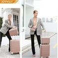 thumbnail image 7 of Joyway Carry-on Luggage 20" Lightweight Polypropylene Luggage, Hardshell Suitcase with Swivel Wheels, 7 of 7