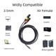 thumbnail image 4 of Monstrate Cables de Audio, adaptador de reducción de ruido resistente al desgaste, convertidor divisor de auriculares, tarjeta de sonido para micrófono, Cables de audio/vídeo, 4 of 6