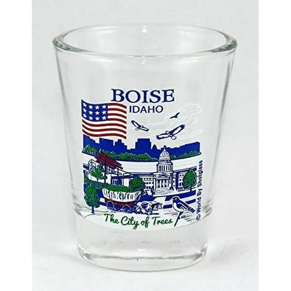Boise Idaho Great American Cities Collection Shot Glass
