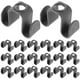 thumbnail image 1 of 30 ganchos para colgar ropa en cascada, extensores de plástico para organizar la ropa, ahorradores de espacio, para armarios y armarios., 1 of 7