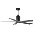 thumbnail image 7 of Patricia-5 five-blade ceiling fan in Polished Chrome finish with 52” solid barn wood tone blades and dimmable LED light kit&nbsp;, 7 of 7