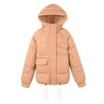 thumbnail image 4 of Pyhlmscde Women's Casual Mid Waisted Thick Warm Puffer Jacket, Puffer Coat Women, Winter Coats for Women, Womens Winter Jacket, 4 of 6