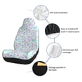 thumbnail image 6 of Cauagu Sequins Print Car Seat Covers,Universal Automotive Seat Covers Car Seat Protectors Easy to Install Car Cover Car Accessories Auto rucks Van & SUV-2 PCS, 6 of 9
