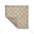 thumbnail image 3 of Lush Decor Velvet Diamond Pintuck Decorative Pillow Cover Navy Single 20x20, 3 of 11