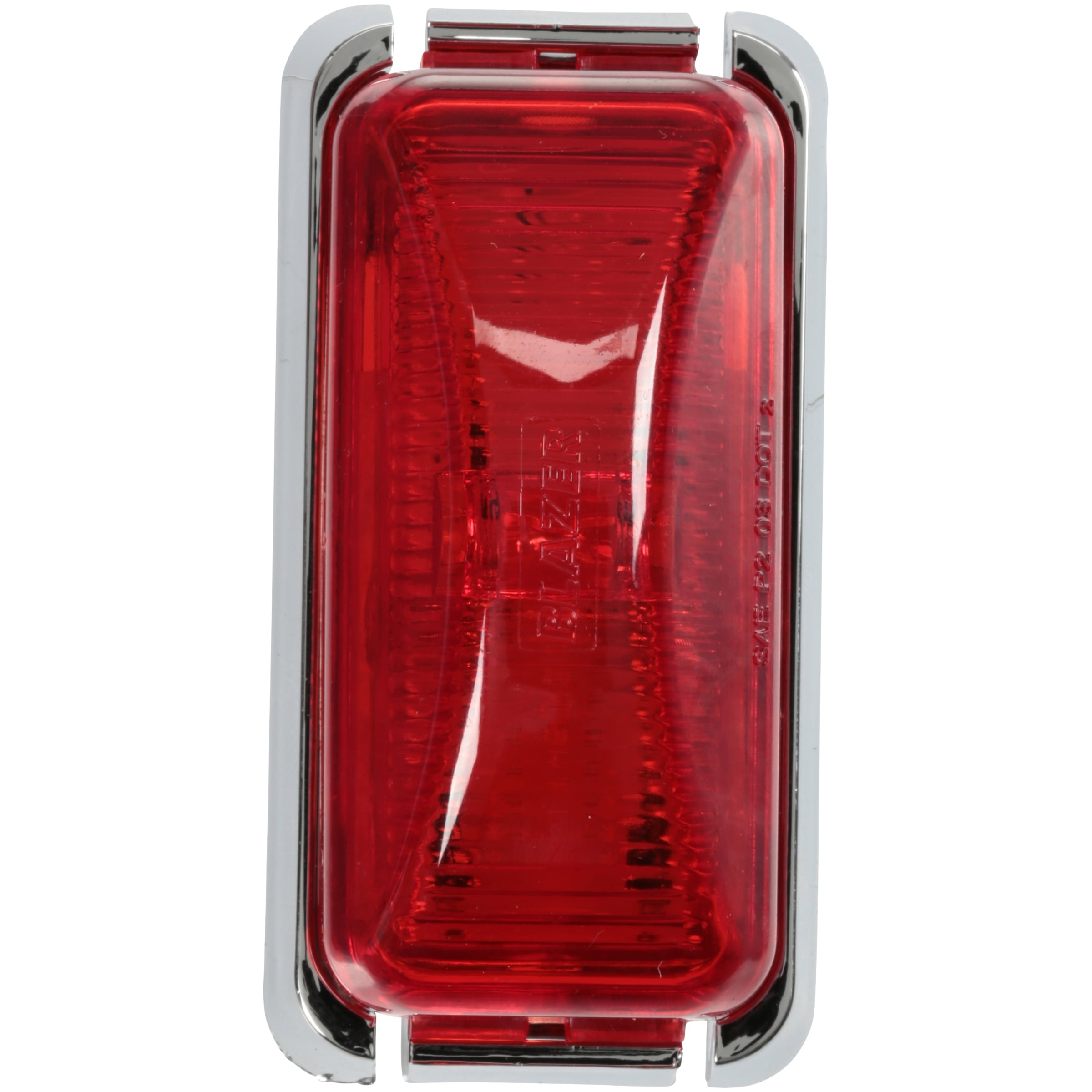 Blazer C3491RC LED Stop/Turn/Tail Light Bar with Chrome Bezel Guide post light 