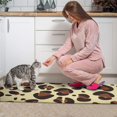 thumbnail image 3 of Gold and Brown Of Leopard Print Kitchen Rugs Sets Of 2,Anti Fatigue Kitchen Mat Rugs Non Slip Washable,Decorative Kitchen Floor Mats for Kitchen,Sink,Laundry,17"x30"+17"x47", 3 of 7