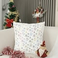 thumbnail image 4 of Lilixerw 18 x 18 inch Christmas Pillow Cover,Sequins Embroidery Cushion Cover Christmas Day Plush Pillow Cover for Couch Sofa Winter Decor, 4 of 6
