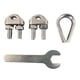 thumbnail image 2 of Juego de accesorios para cerraduras de cable de acero, accesorios para equipos, entrenamiento de gimnasio, ejercicios para 6 mm, 2 of 9