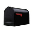 thumbnail image 1 of Gibraltar Mailboxes Stanley Extra-Large Capacity Galvanized Steel Black, Post-Mount Mailbox, ST200B00, 1 of 8
