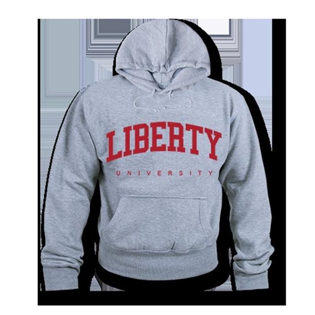 W Republic Chandail à Capuchon Game Day Liberty University - Gris Chiné - 2TG
