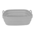 thumbnail image 3 of Reusable Fryer Liners Wave Grain Square Fryer Silicone Basket for Home Baking Camping Barbecuing Grey, 3 of 5